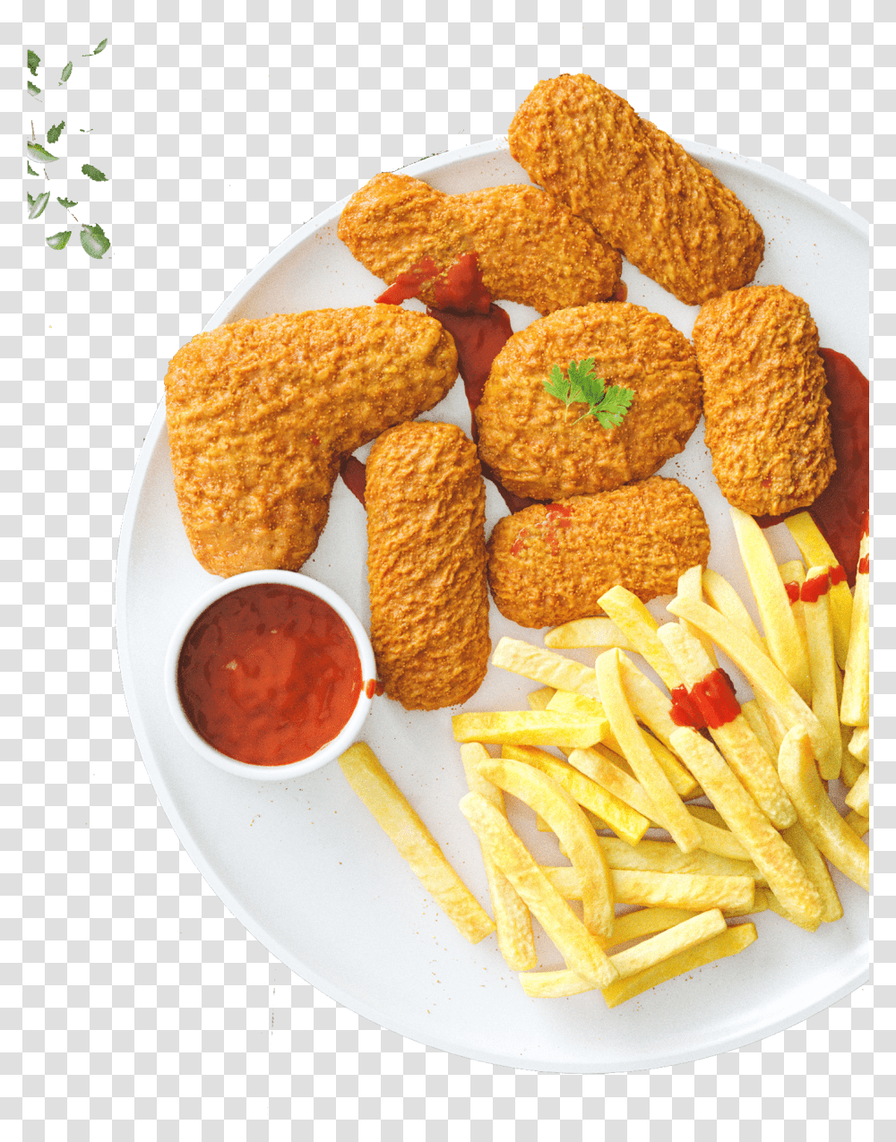 Clip Art Nugget Hamburger Fried Ketchup French Fries And Nuggets, Fried Chicken, Food, Dish, Meal Transparent Png