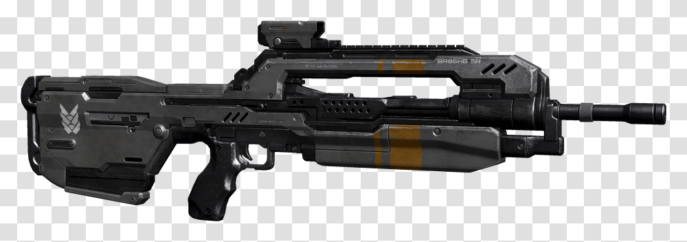 Clip Art Nwa Guns Halo 4 Battle Rifle, Weapon, Weaponry, Shotgun, Machine Gun Transparent Png
