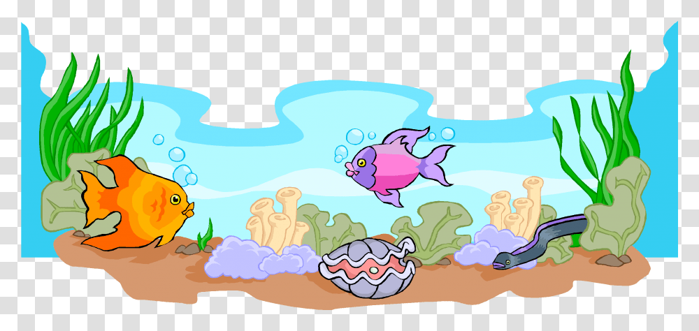 Clip Art Ocean Scene Clip Art Fish In Sea Clipart, Outdoors, Bird, Animal Transparent Png