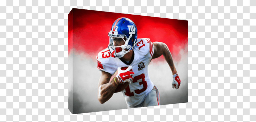 Clip Art Odell Poster Sprint Football, Apparel, Helmet, Person Transparent Png