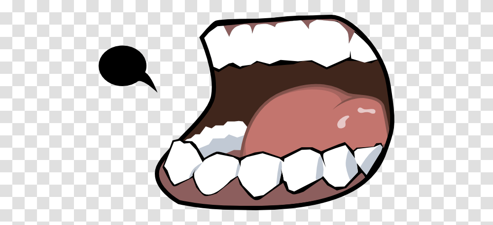 Clip Art Of A Mouth, Teeth, Jaw, Soccer Ball, Football Transparent Png