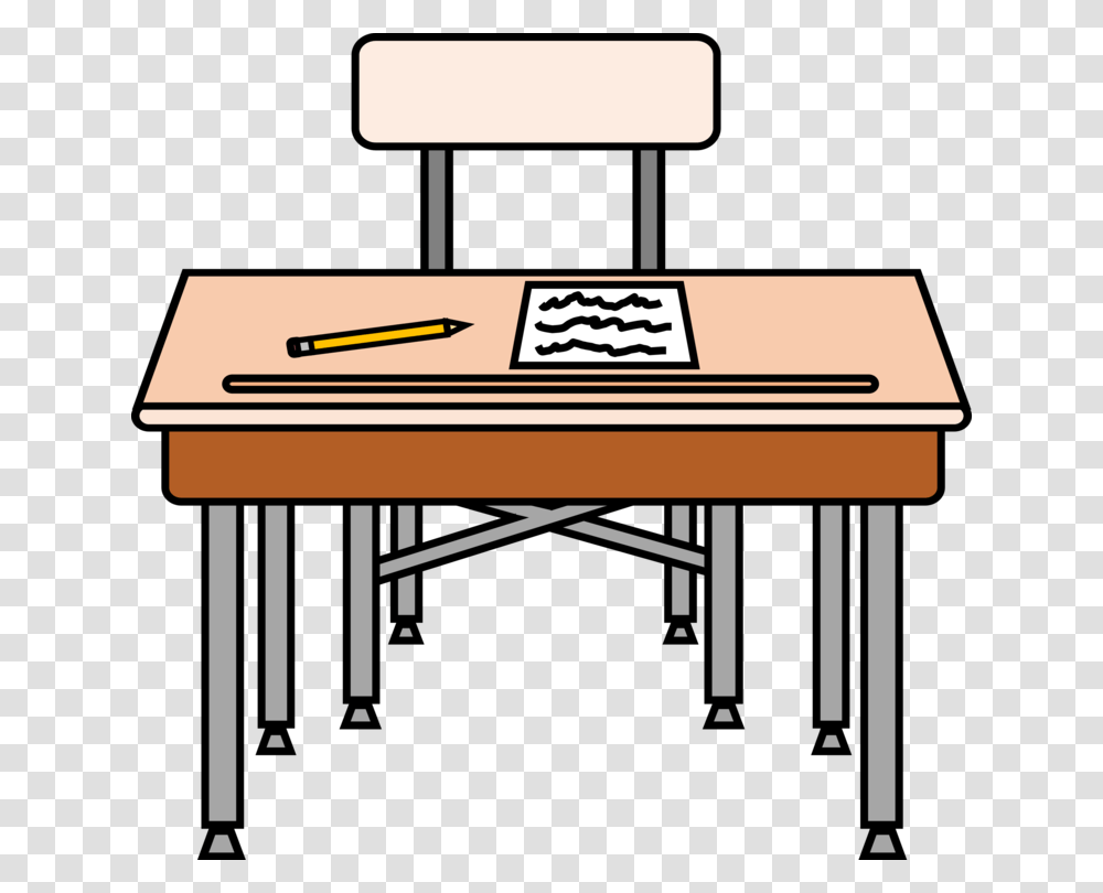 Clip Art Of A Table, Furniture, Desk, Tabletop, Electronics Transparent Png