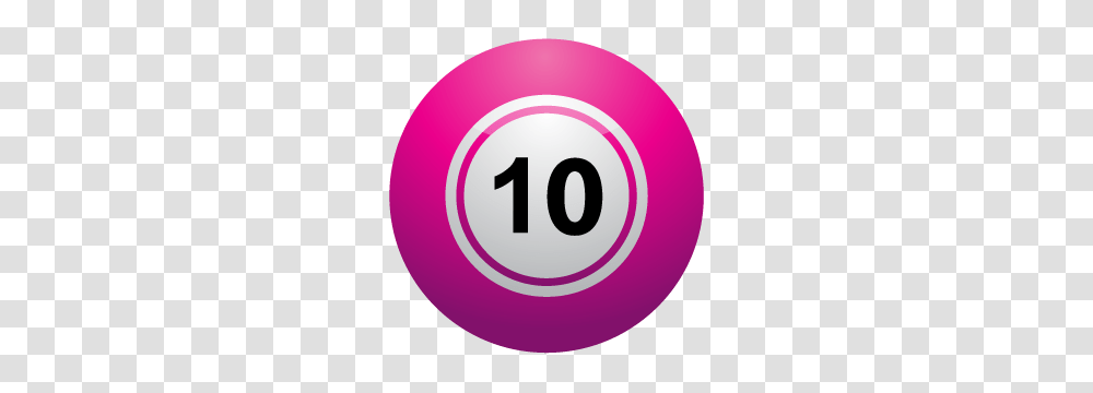 Clip Art Of A Ten Ball, Number, Purple Transparent Png