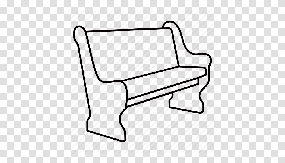Clip Art Of A White Front Porch, Furniture, Chair, Couch, Bow Transparent Png