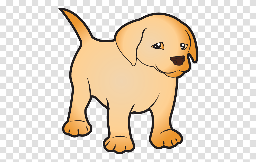 Clip Art Of Animals Puppy Labrador, Mammal, Pet, Canine, Dog Transparent Png