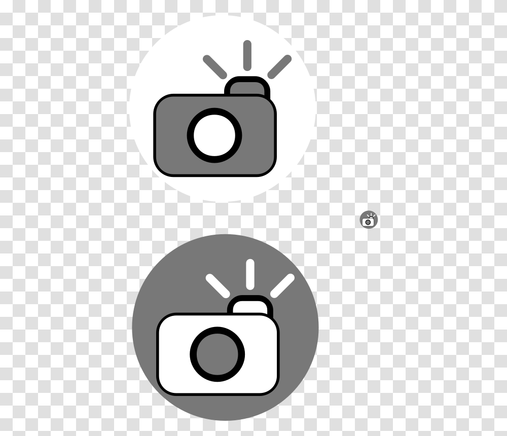 Clip Art Of Camera, Electrical Device, Electronics, Switch, Stencil Transparent Png