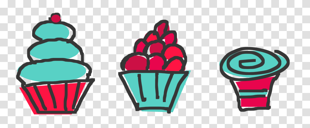 Clip Art Of Cupcakes, Sweets, Food, Heart, Plant Transparent Png