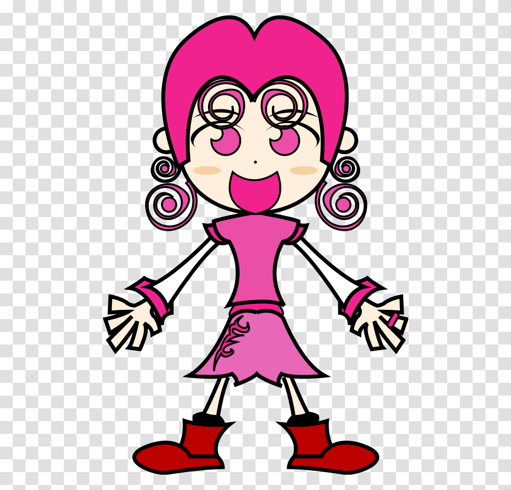 Clip Art Of Girl, Person, Face, Poster Transparent Png