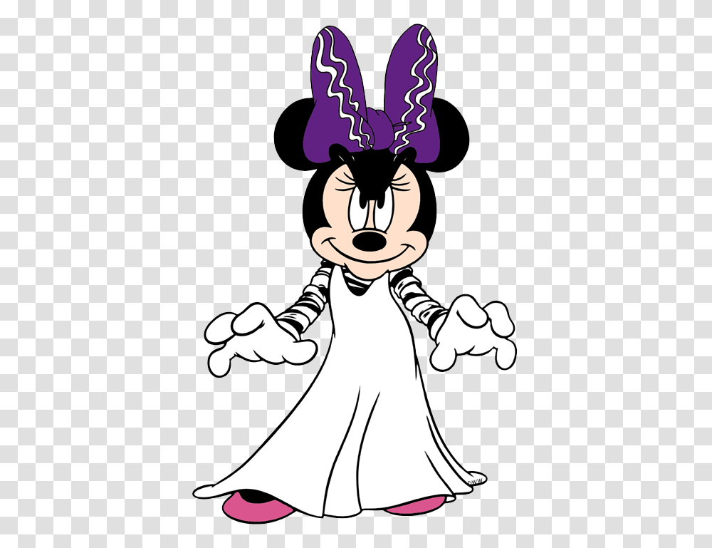 Clip Art Of Minnie Mouse On Halloween Minnie Fun, Performer, Hand, Pirate, Magician Transparent Png