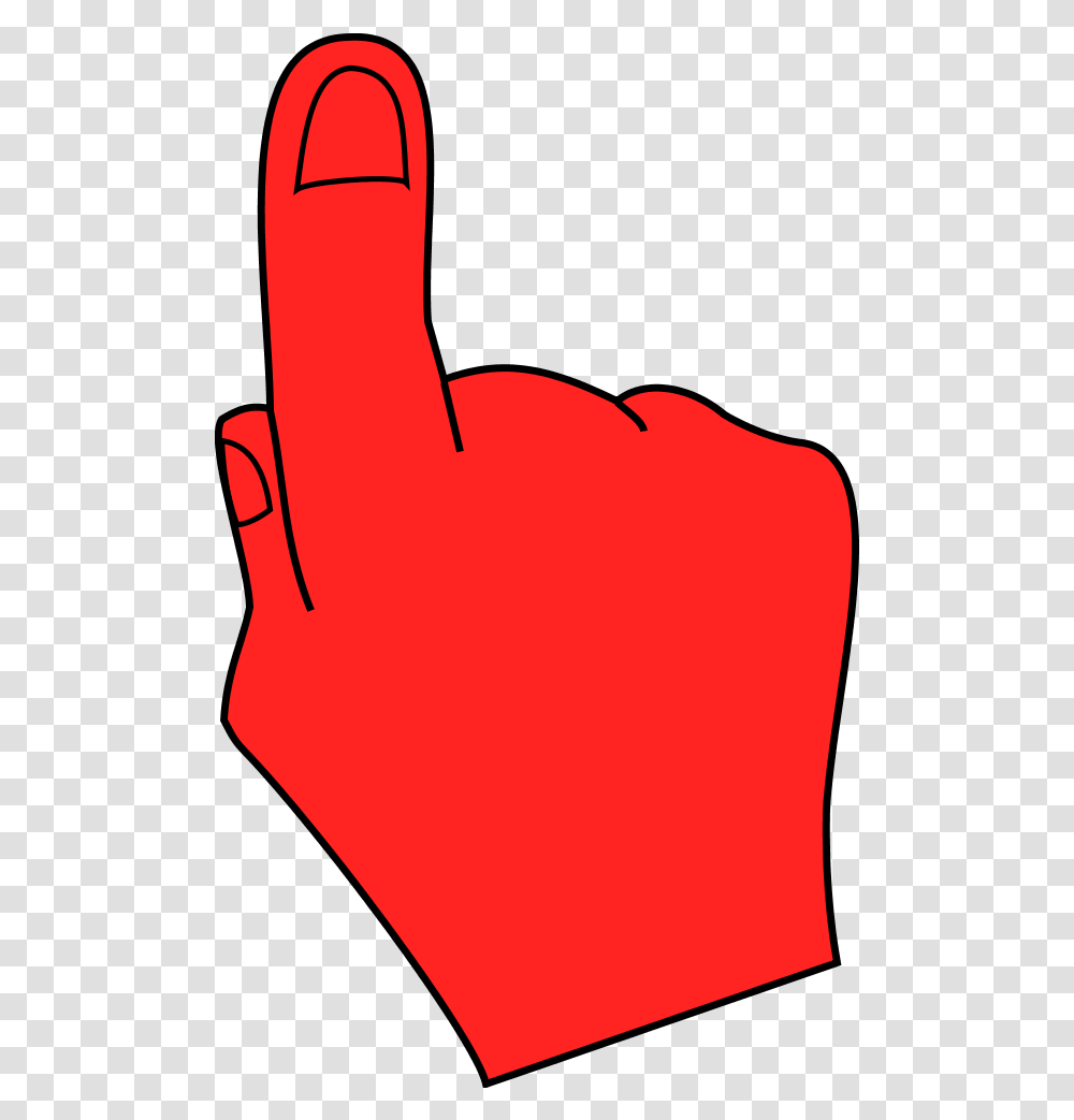 Clip Art Of Red Pointing Finger Red Hand Pointing, Text, Diamond Transparent Png