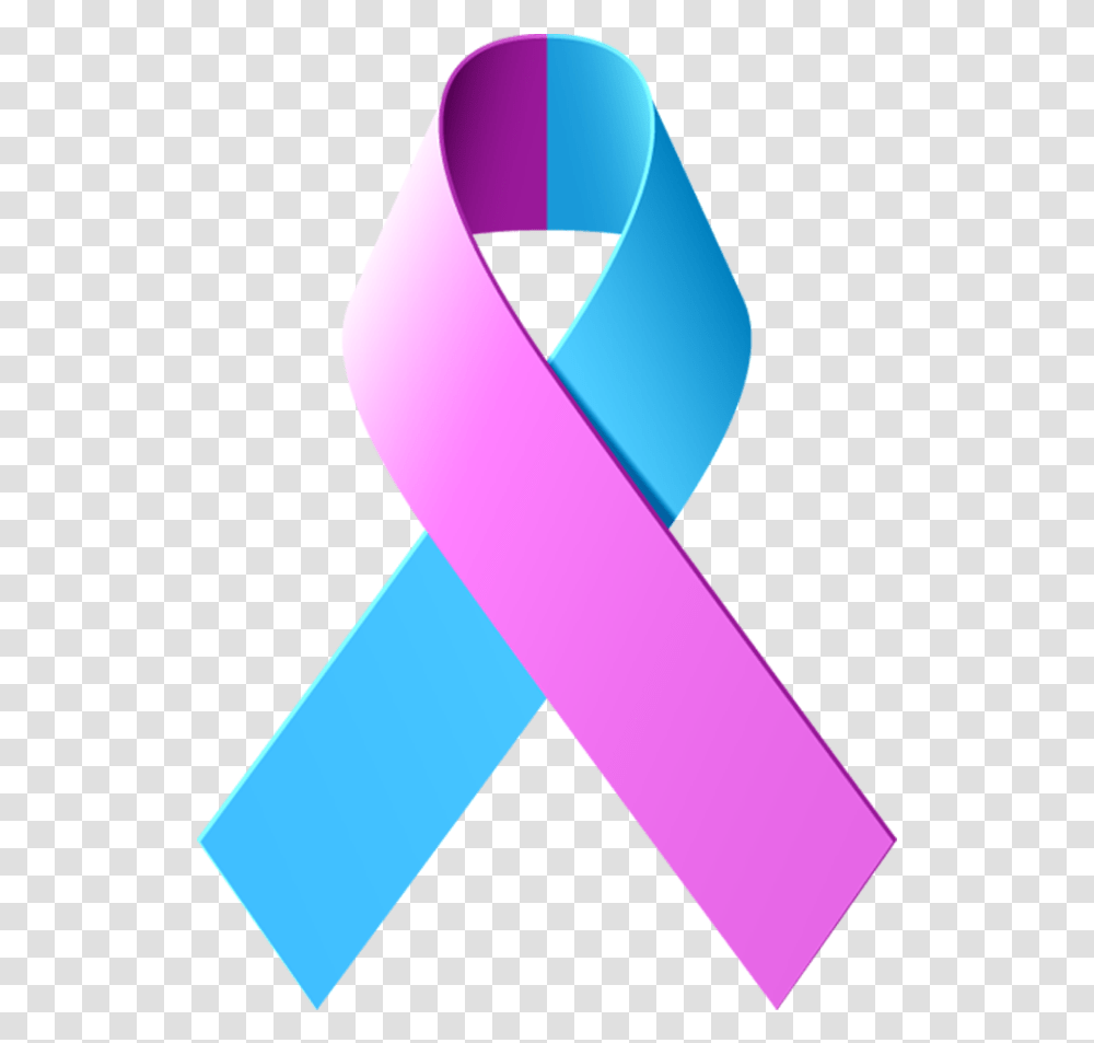 Clip Art Of Ribbons For Breast Cancer Pink And Blue Cancer Ribbon, Purple, Sash Transparent Png