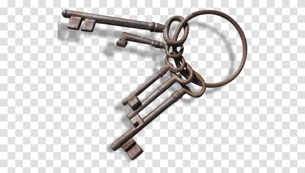 Clip Art Old Fashioned Keys, Bow, Security, Gun, Weapon Transparent Png