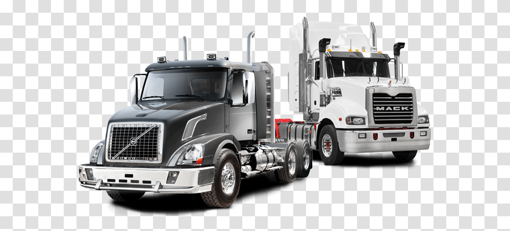 Clip Art Old Mack Truck Mack Truck Volvo, Vehicle, Transportation, Trailer Truck, Tow Truck Transparent Png