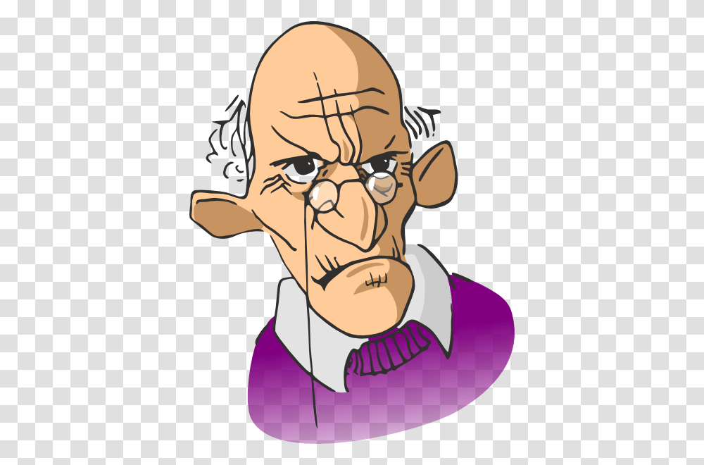Clip Art Old Man Cartoon Clip Art, Face, Person, Beard, Smile Transparent Png