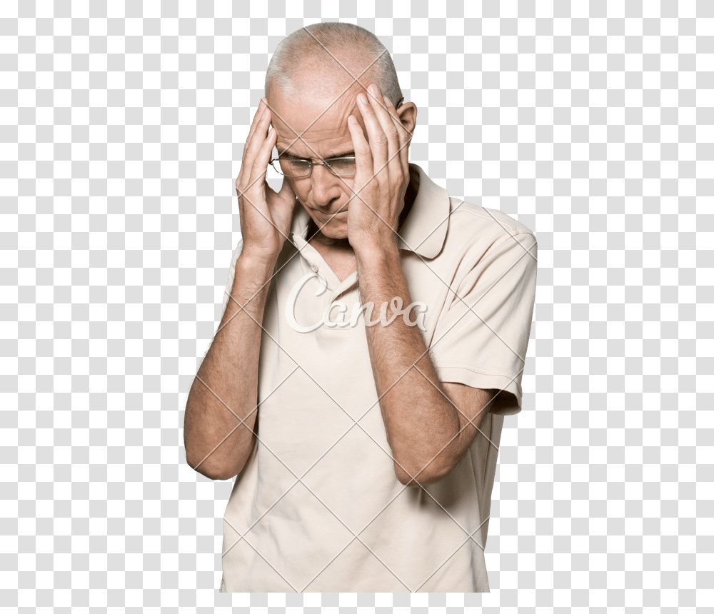 Clip Art Old Man Crying, Person, Human, Face, Arm Transparent Png