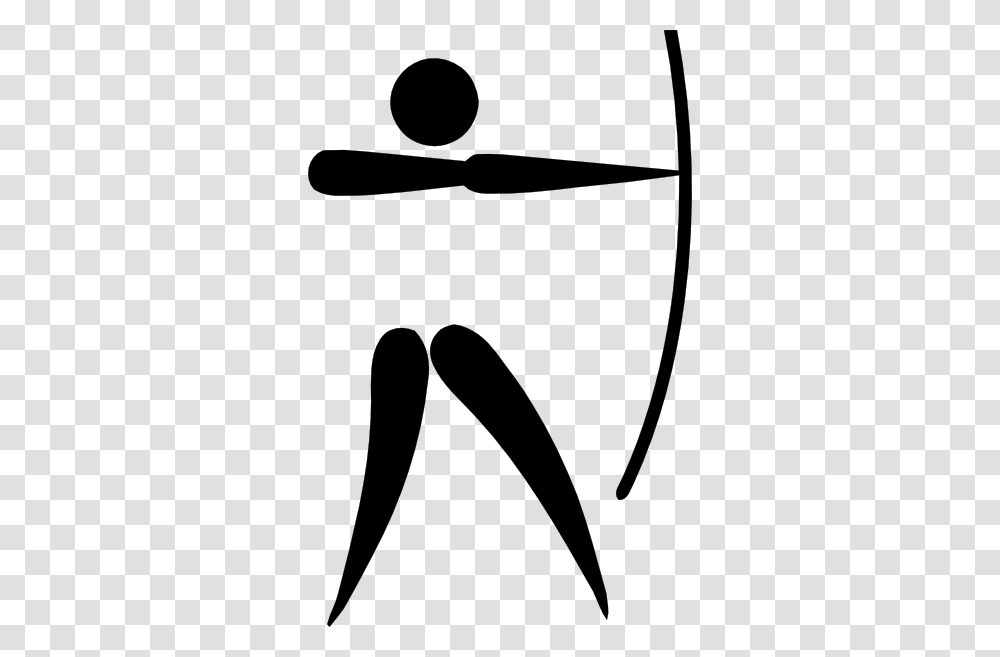 Clip Art Olympic Sports Archery Pictogram Clip Art Free Vector, Bow Transparent Png