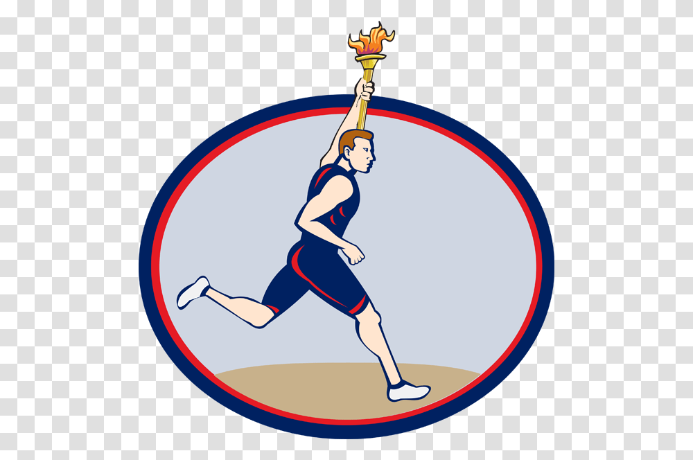 Clip Art Olympic Torch Clipart, Person, People, Sport, Leisure Activities Transparent Png