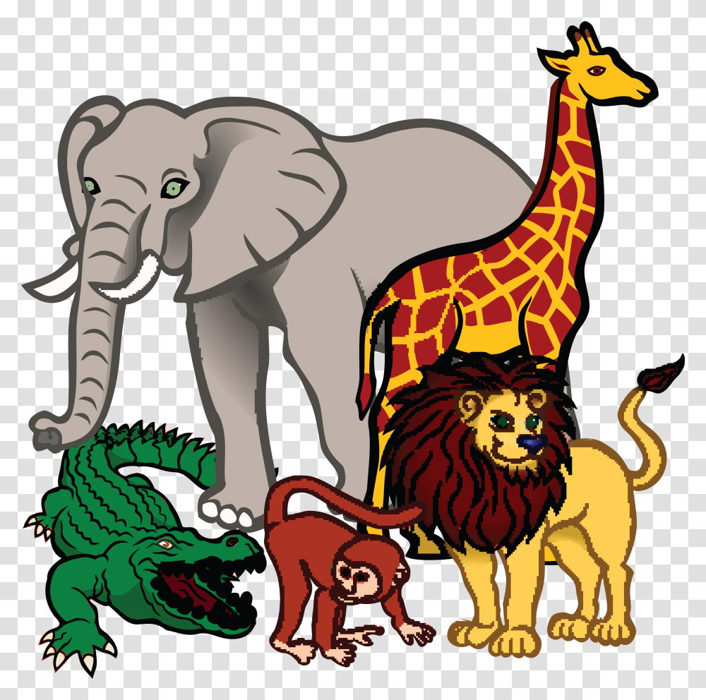 Clip Art Openclipart Animal Silhouettes Giraffe Illustration African Animals Clipart, Wildlife, Mammal, Elephant, Circus Transparent Png