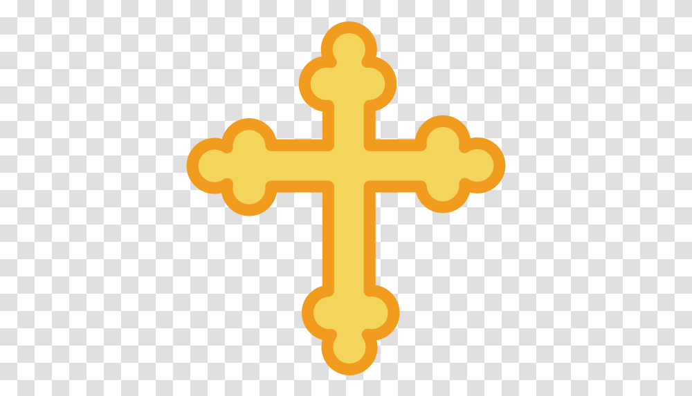 Clip Art Openclipart Christian Cross Gold Christianity Cross Vector Clipart, Symbol, Crucifix Transparent Png