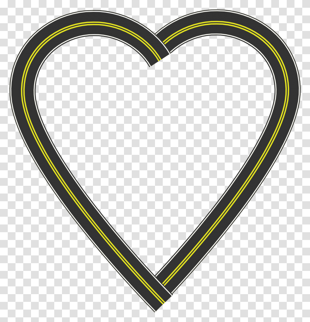 Clip Art Openclipart Heart Image Road Road Heart Transparent Png