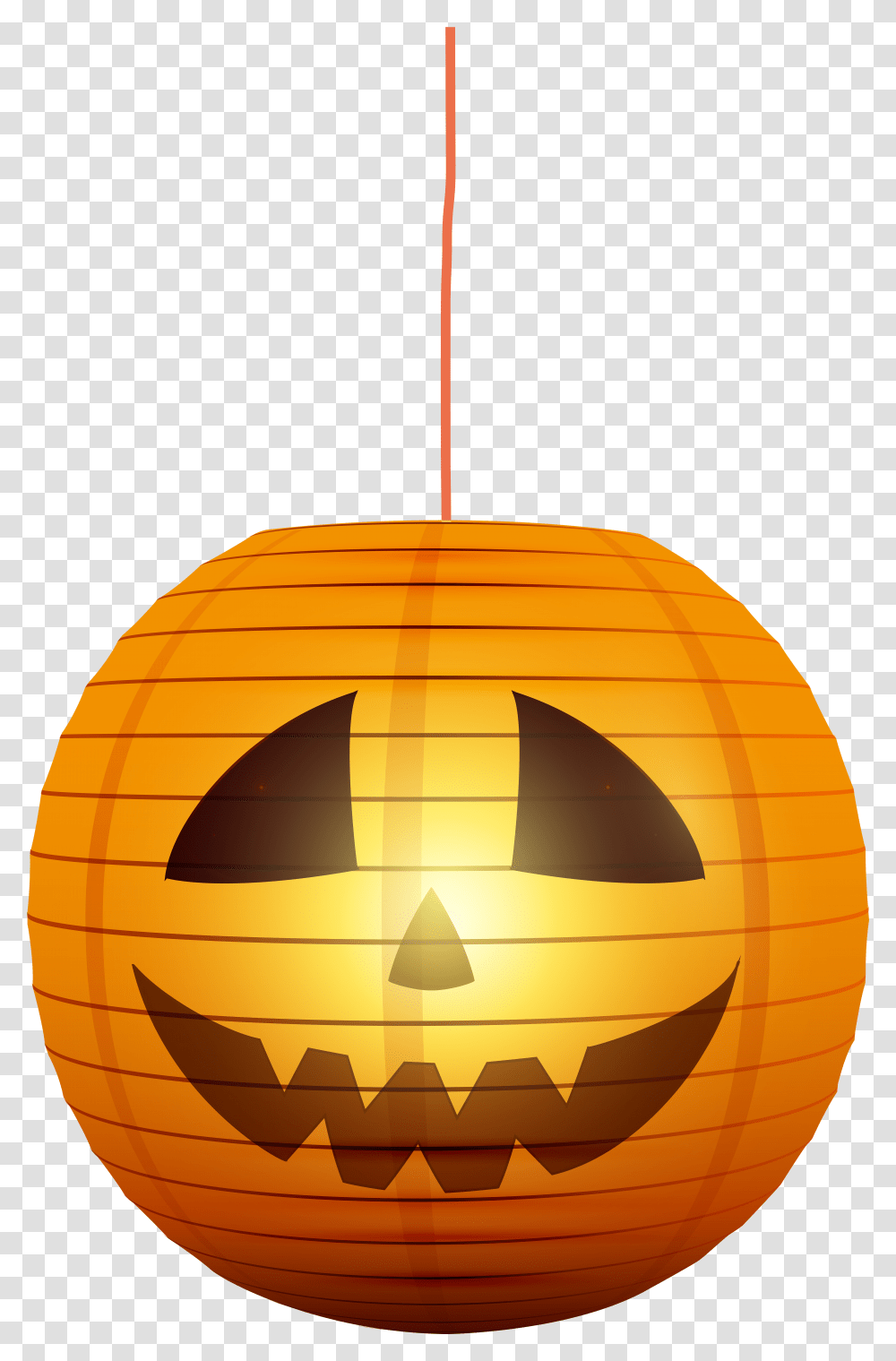 Clip Art Orange Halloween String Lights Halloween Lantern, Lamp Transparent Png