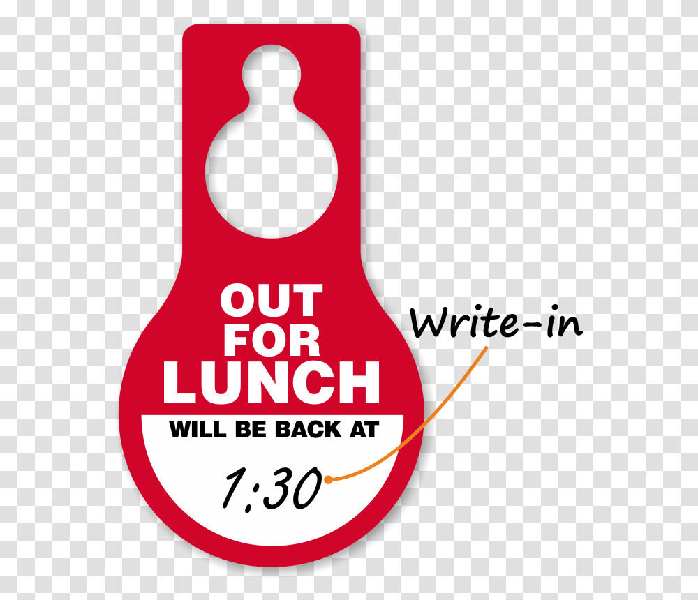 Clip Art Out To Lunch Clipart Lunchbreak Signage, Ketchup, Food, Leisure Activities Transparent Png