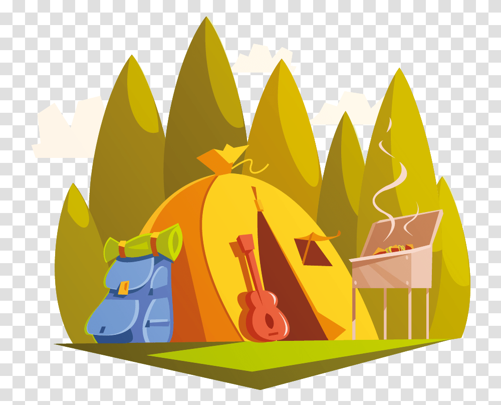 Clip Art Outdoor Recreation Cartoon Camping Hiking Cartoon, Outdoors, Nature, Plant Transparent Png