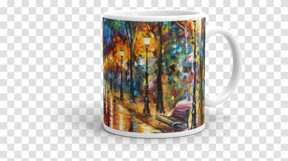 Clip Art Painting Coffee Mugs Dreams Come True Palette Knlfe Landscape Park Oil, Coffee Cup, Lamp, Lampshade, Jug Transparent Png
