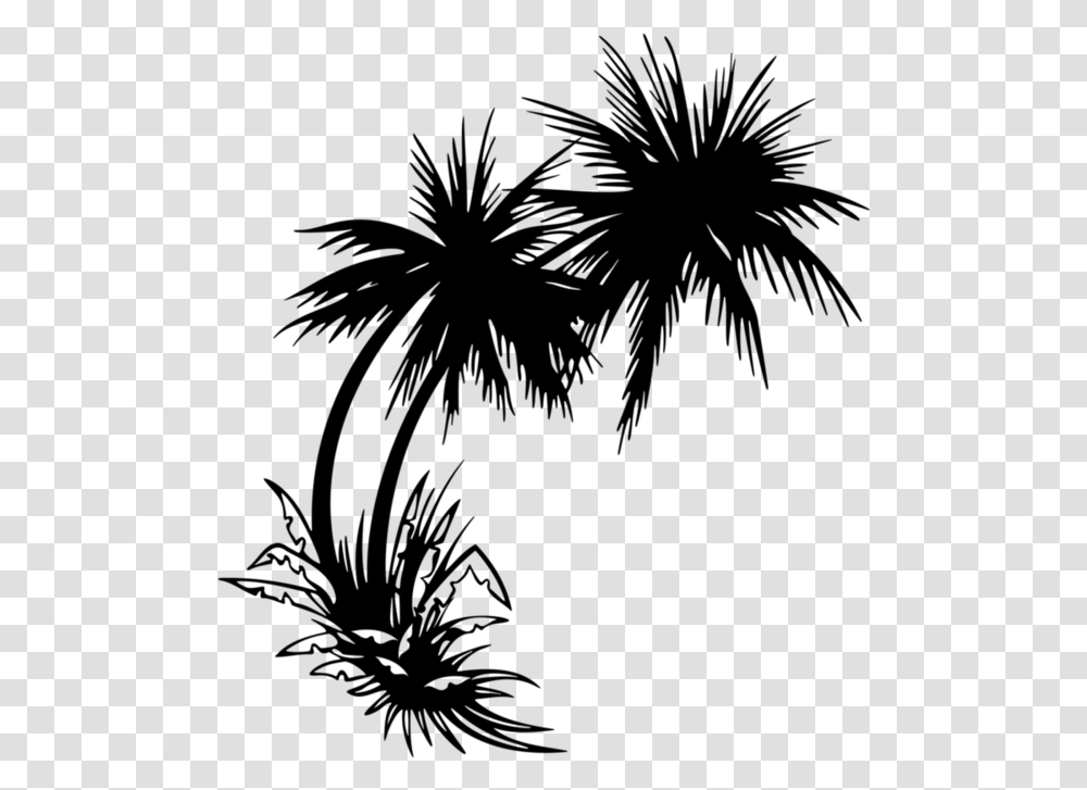 Clip Art Palm Trees Sticker Image Palm Tree Sunset, Gray, World Of Warcraft Transparent Png
