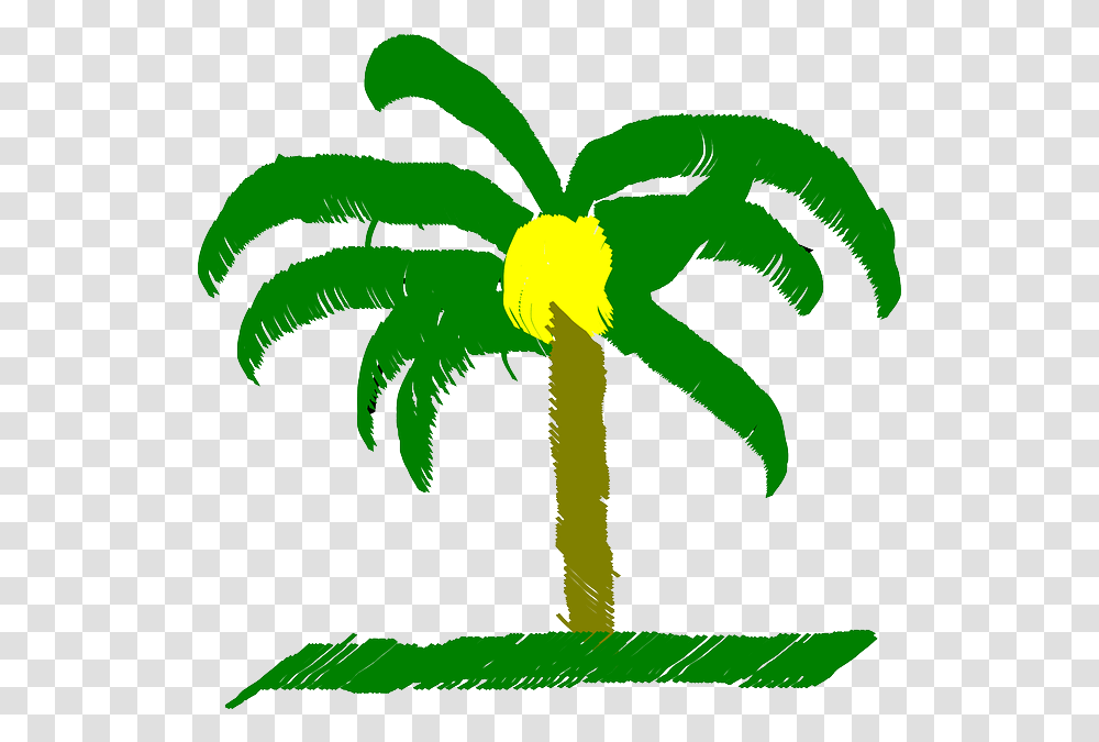 Clip Art Palm Trees Vector Graphics Openclipart Image Palma, Plant, Symbol, Flare, Light Transparent Png