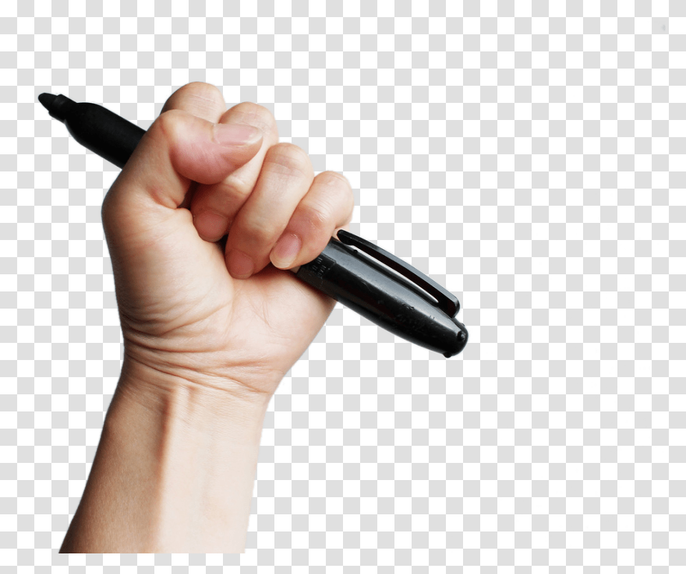 Clip Art Paper Sharpie Drawing Marker Hand Holding Marker, Person, Human, Finger, Wrist Transparent Png