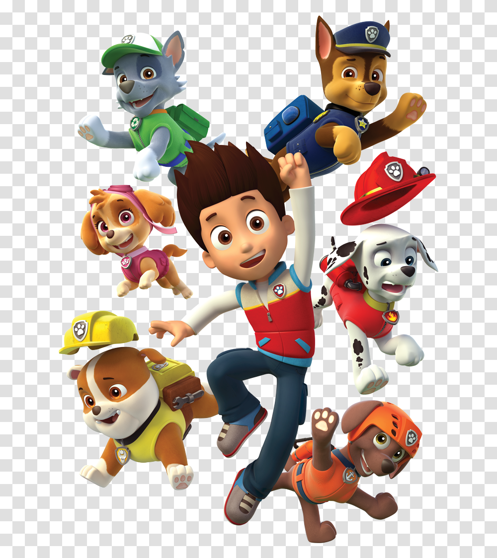 Clip Art Paw Patrol Anivers Rio Ryder And Paw Patrol, Person, Super Mario, Advertisement, People Transparent Png