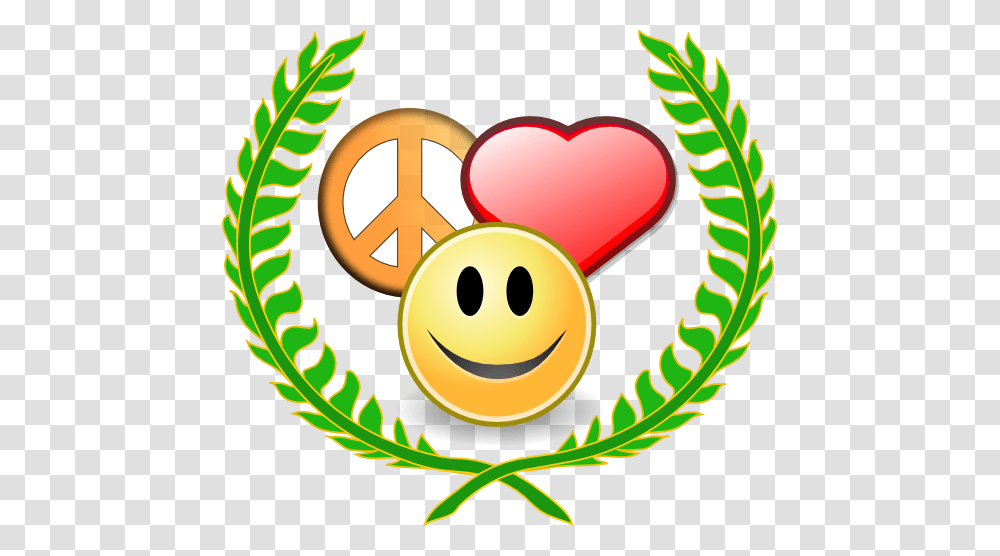 Clip Art Peace Love And Happyness Award Black, Heart, Food, Ball Transparent Png