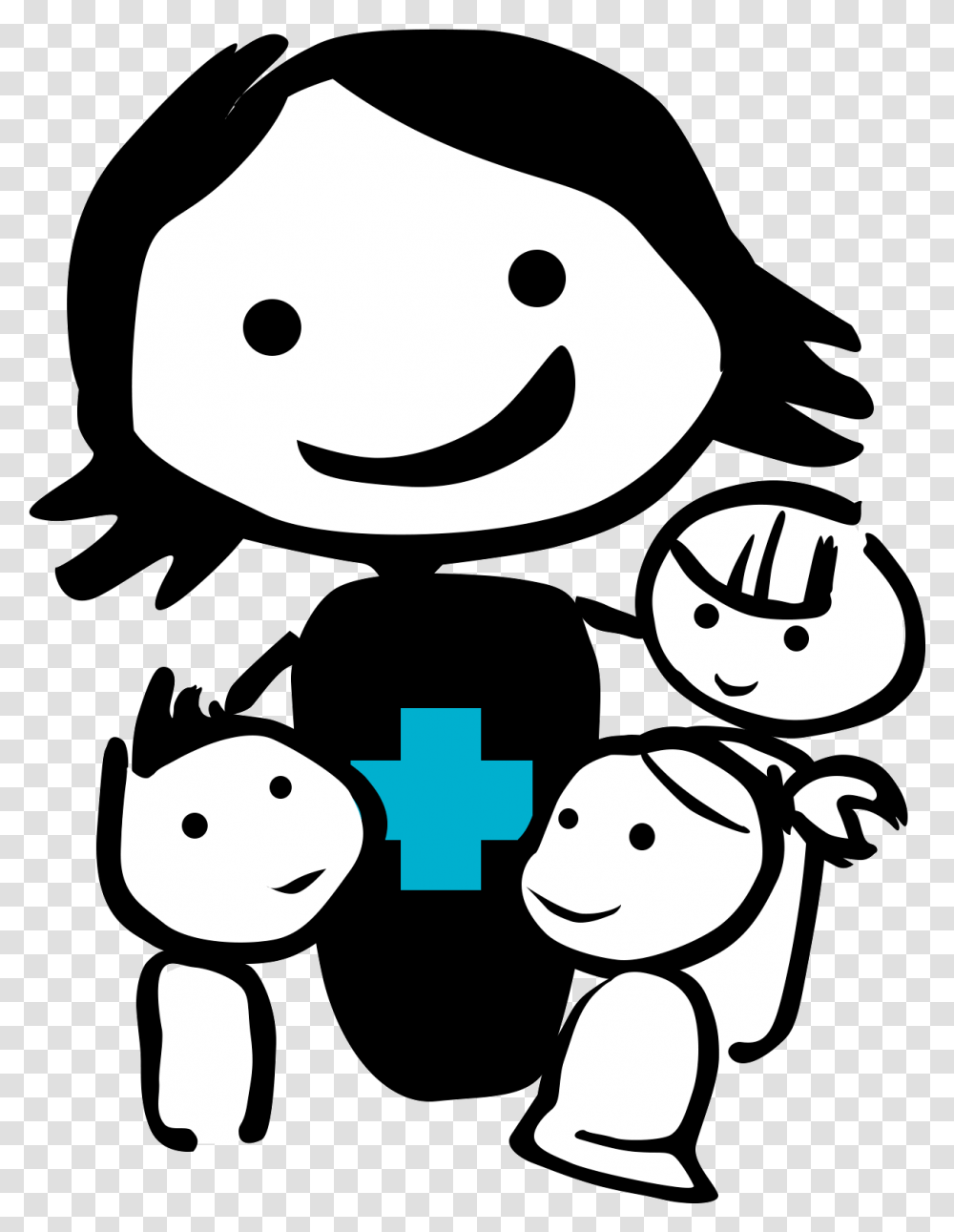 Clip Art Pediatric Nurse, Stencil, Giant Panda, Bear, Wildlife Transparent Png