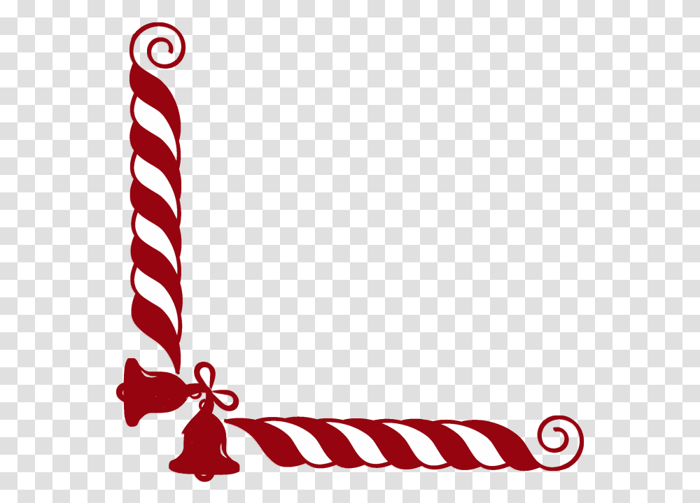 Clip Art Peppermint Border Candy Cane Christmas Border Clipart, Candle, Logo, Flag Transparent Png