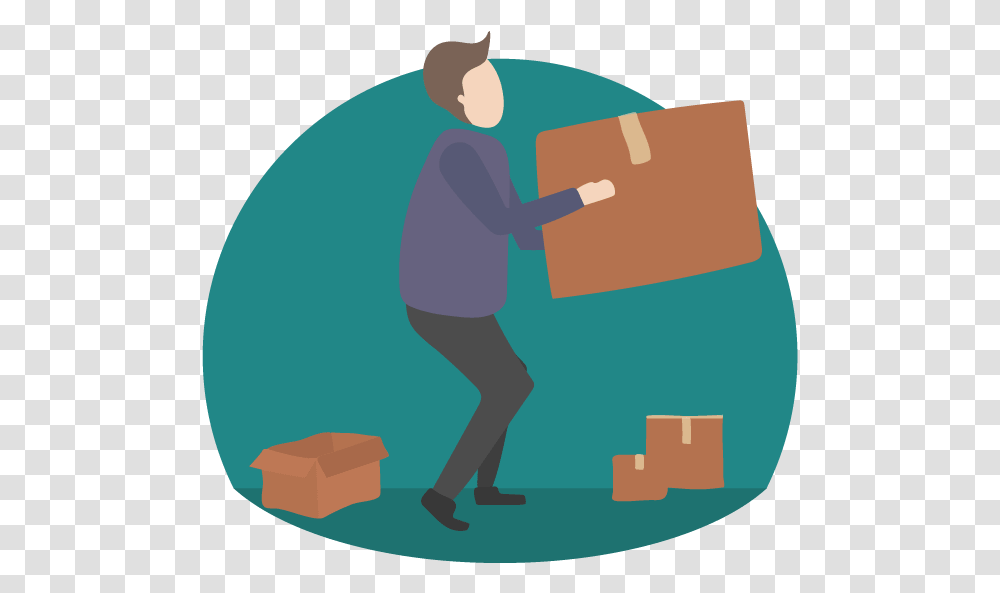 Clip Art, Person, Human, Cardboard, Package Delivery Transparent Png