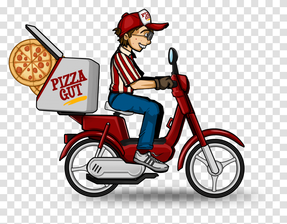 Clip Art, Person, Human, Moped, Motor Scooter Transparent Png