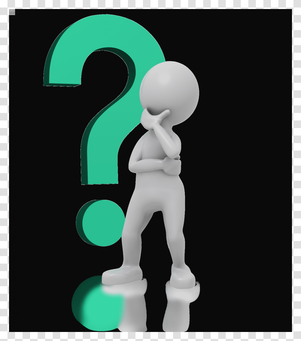 Clip Art Person Thinking With Question Mark Yikrtuz, Number Transparent Png