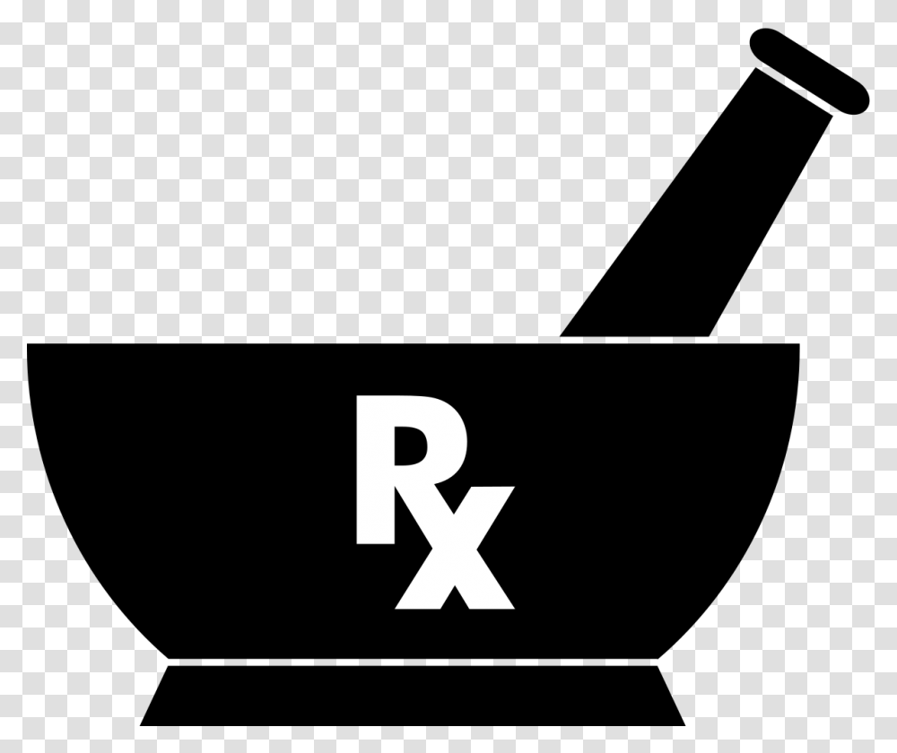 Clip Art Pharmacy Logo Rx Mortar And Pestle Pharmacy Symbol, Alphabet, Trademark, Sign Transparent Png