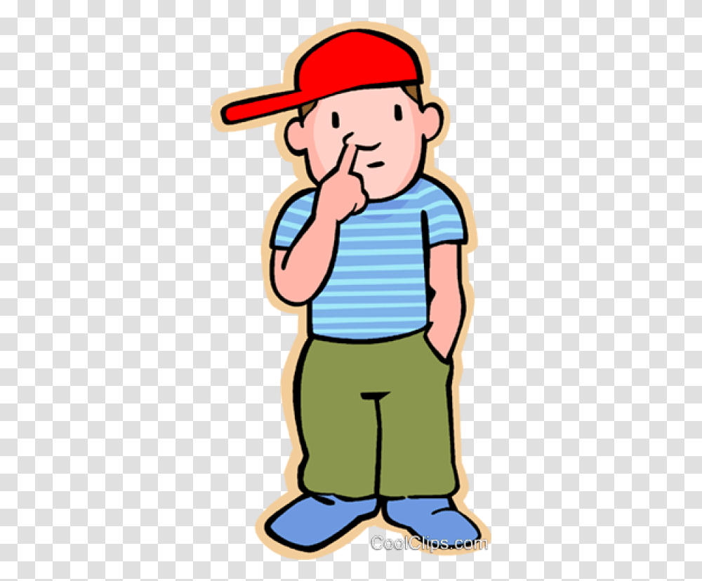 Clip Art Picking Nose, Baseball Cap, Apparel, Female Transparent Png