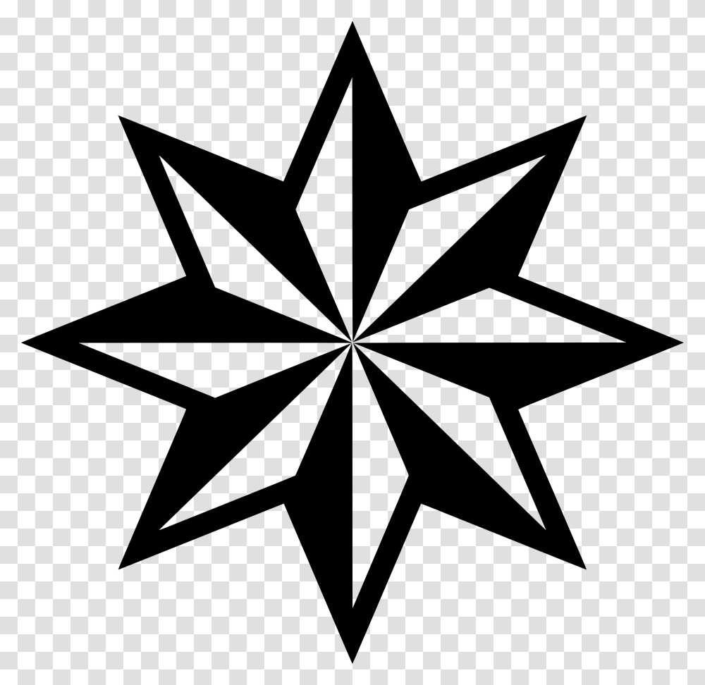 Clip Art Picture Royalty Free Techflourish 8 Point Star Vector, Gray, World Of Warcraft Transparent Png