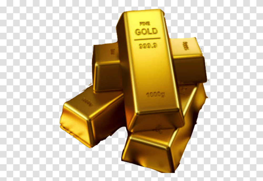 Clip Art Pile Of Gold Bars Of Gold, Treasure, Lock Transparent Png