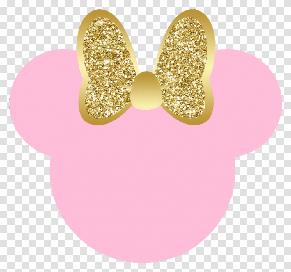 Clip Art Pink And Gold Minnie Mouse Clipart Gold Minnie Mouse, Light, Balloon, Sweets, Food Transparent Png