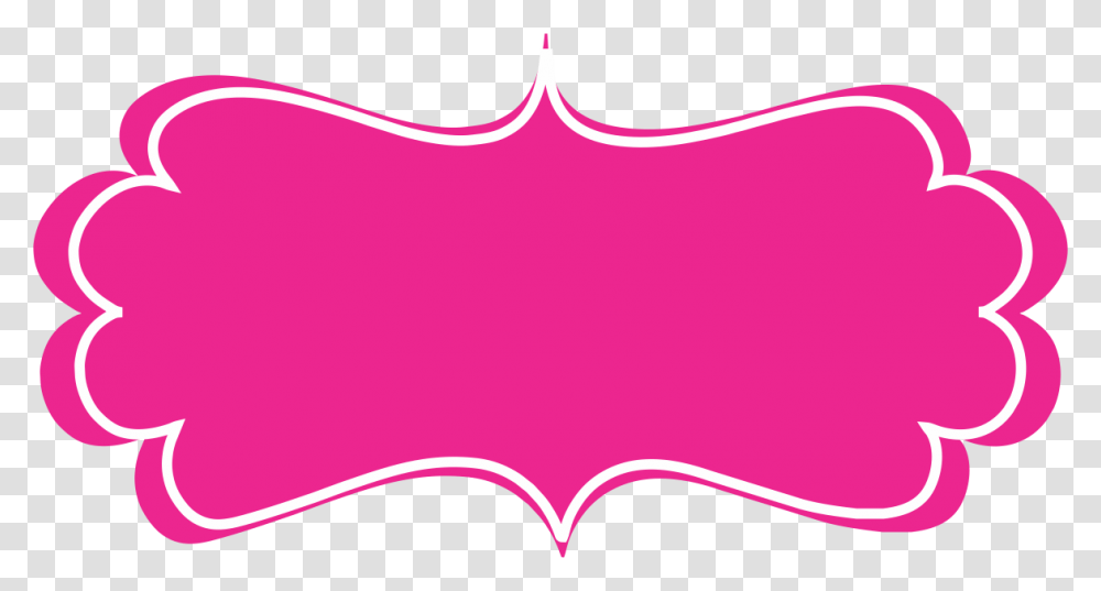 Clip Art Pink Image Frame Rosa Pink, Batman Logo, Trademark Transparent Png