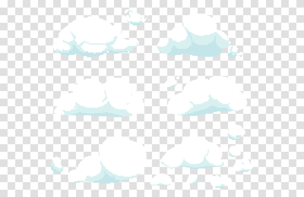 Clip Art Pixel Cloud Pixel Art Clouds, Nature, Food, Outdoors, Weather Transparent Png