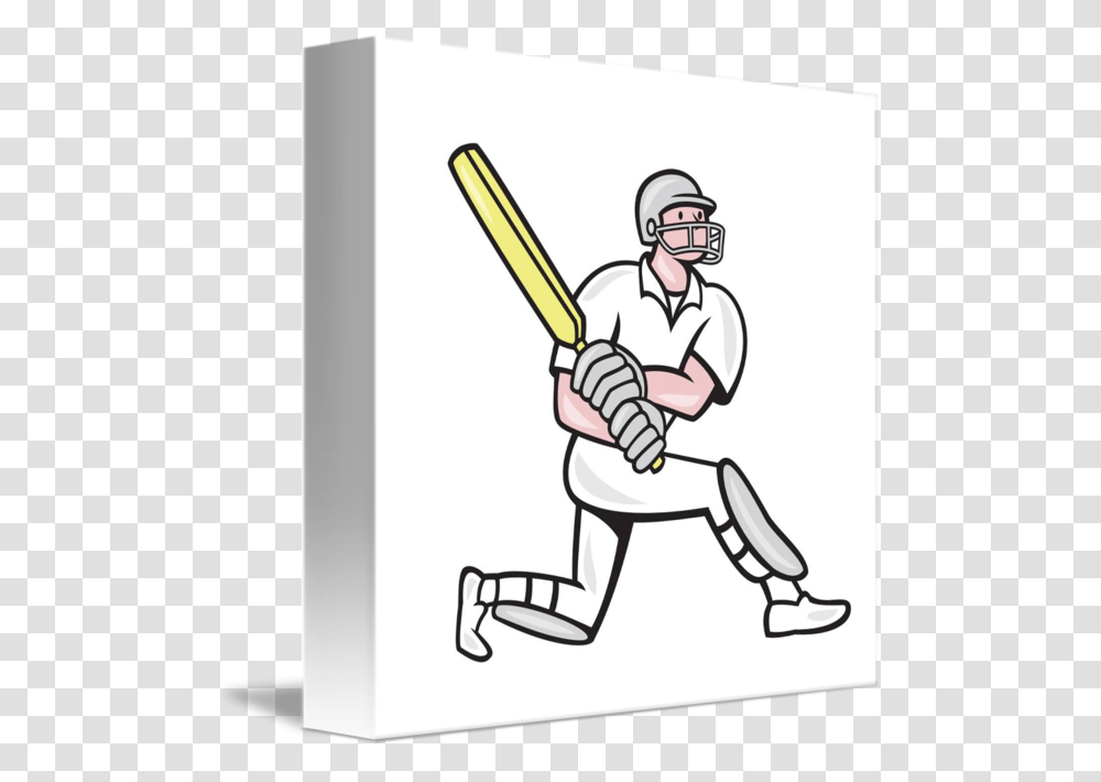 Clip Art Player Batsman Batting Kneel Cartoon Cricket Player, Sport, Sports, Team Sport, Baseball Transparent Png