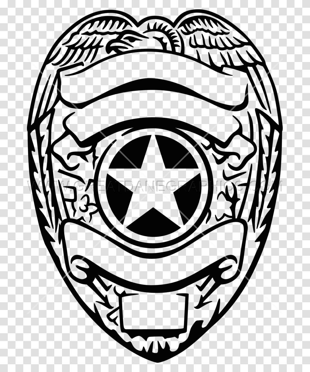 Clip Art Police Badge Svg, Logo, Trademark, Star Symbol Transparent Png