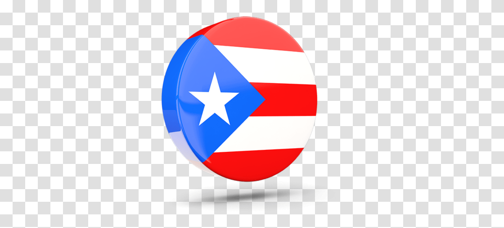 Clip Art Puerto Rico Vector Round Puerto Rico Flag, Star Symbol, Balloon Transparent Png