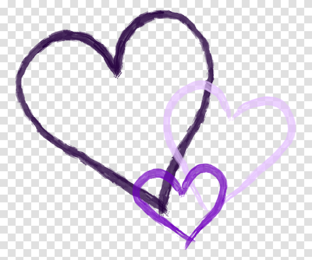 Clip Art Purple Hearts Clip Art Transparent Png