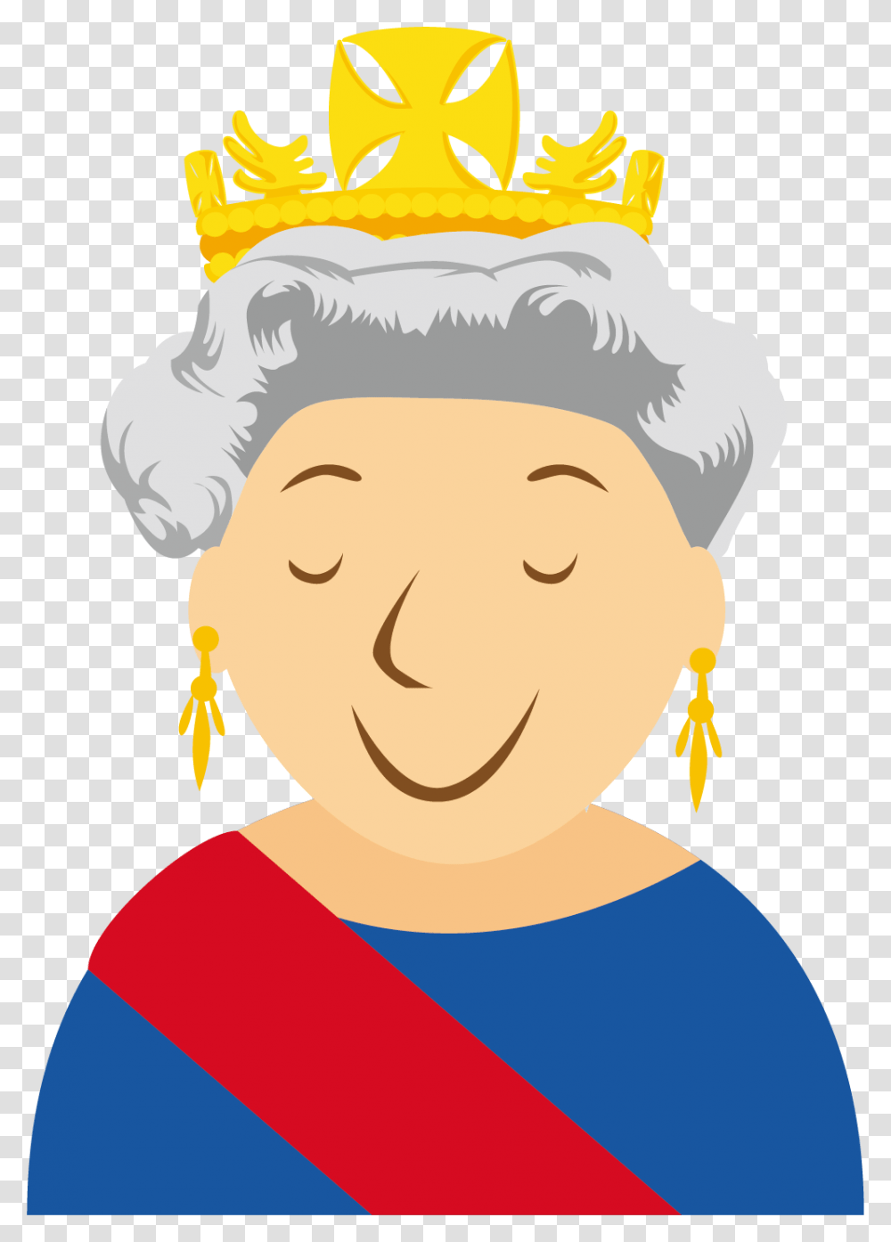 Clip Art Queen Cartoon Images Queen Of England Cartoon, Head, Face Transparent Png